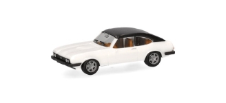 Herpa 420570-003 - H0 - Ford Capri II Vinyldach - weiß/schwarz